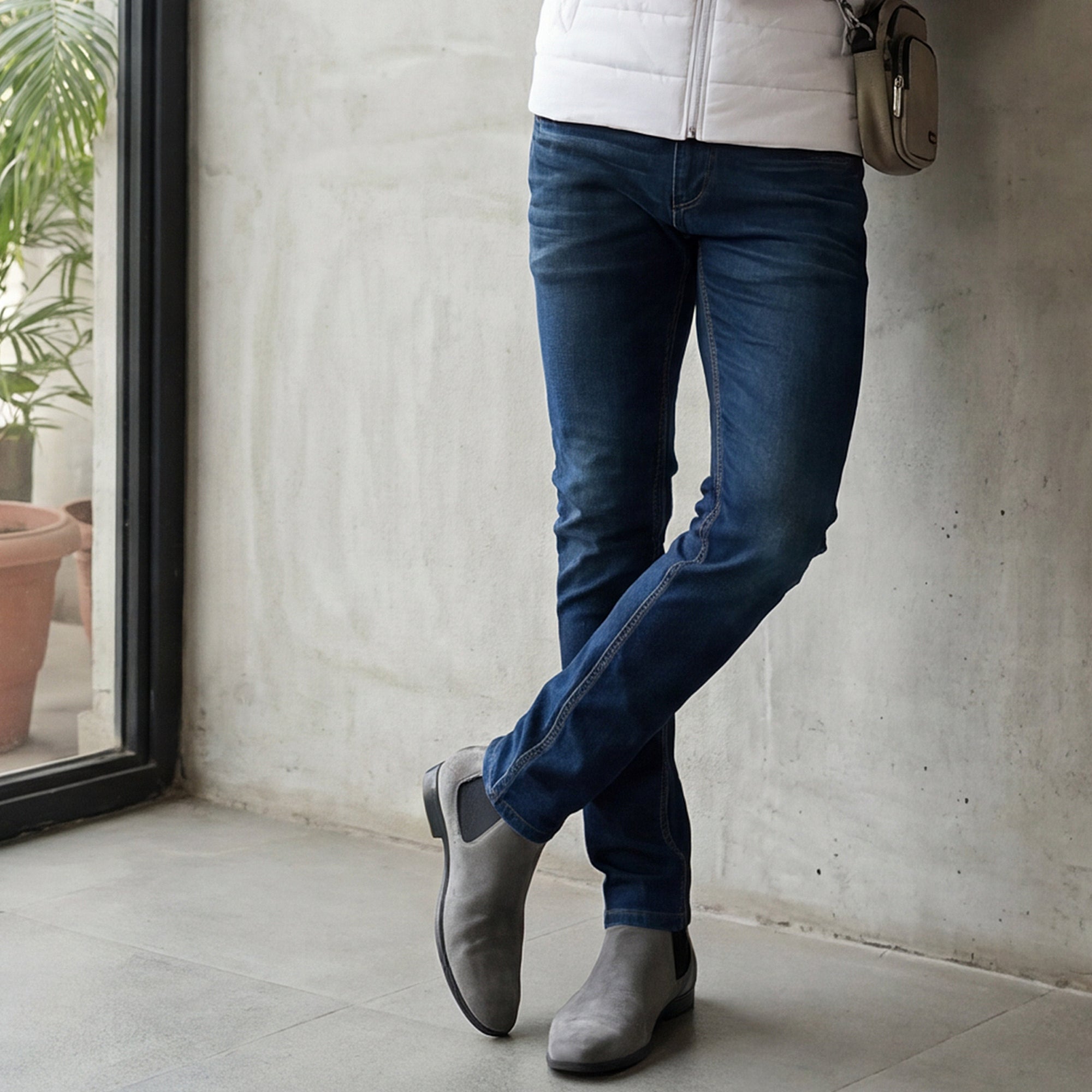 Killer Men Blue Skinny Fit Jeans