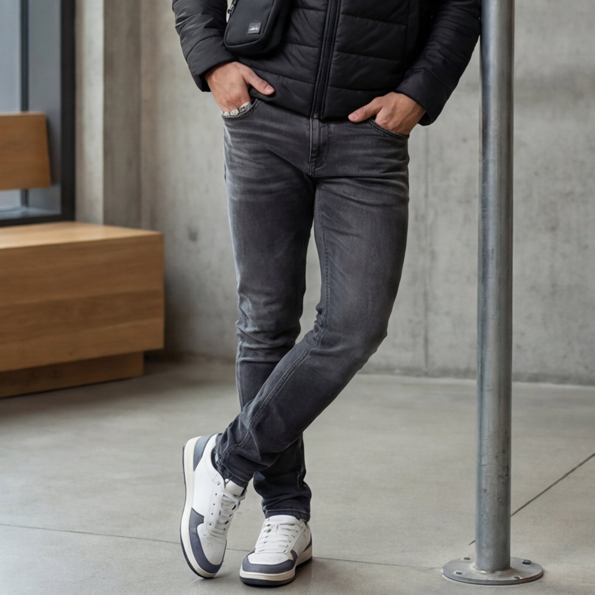 Killer Men Grey Skinny Fit Jeans