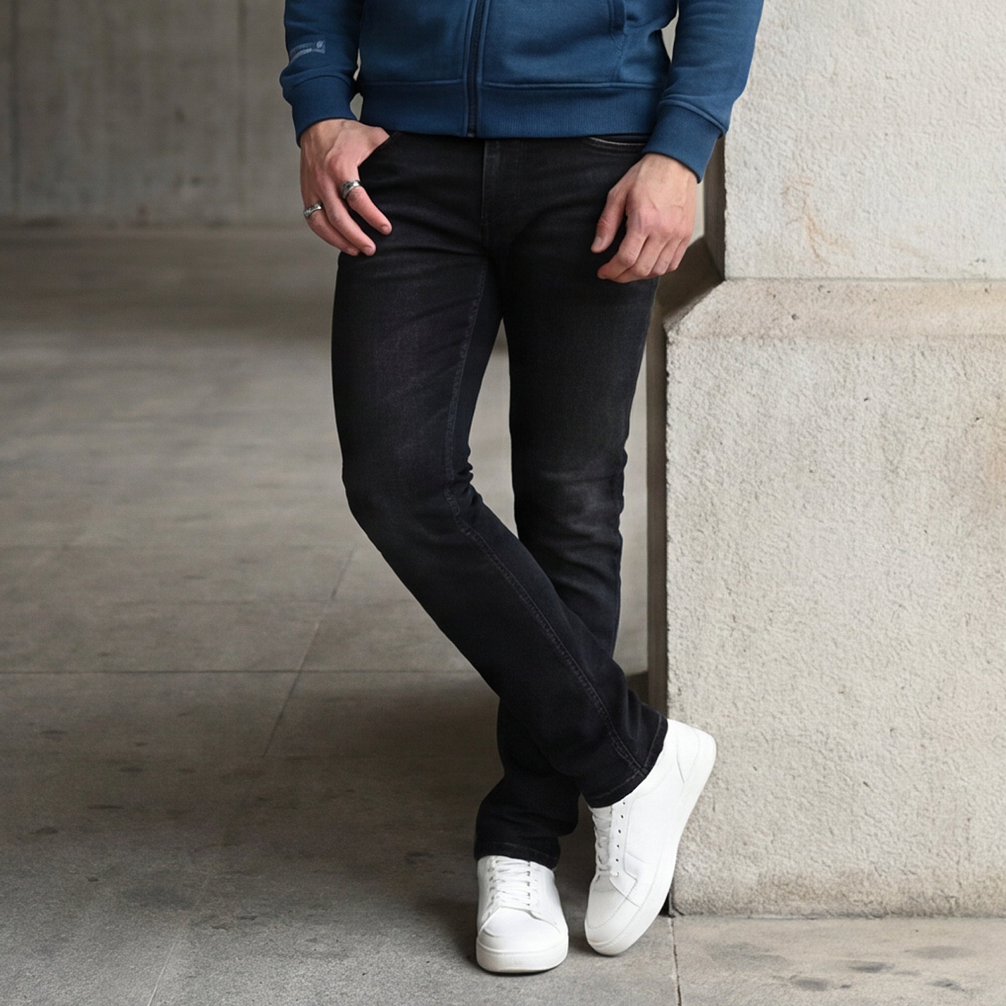 Killer Men Black Skinny Fit Jeans