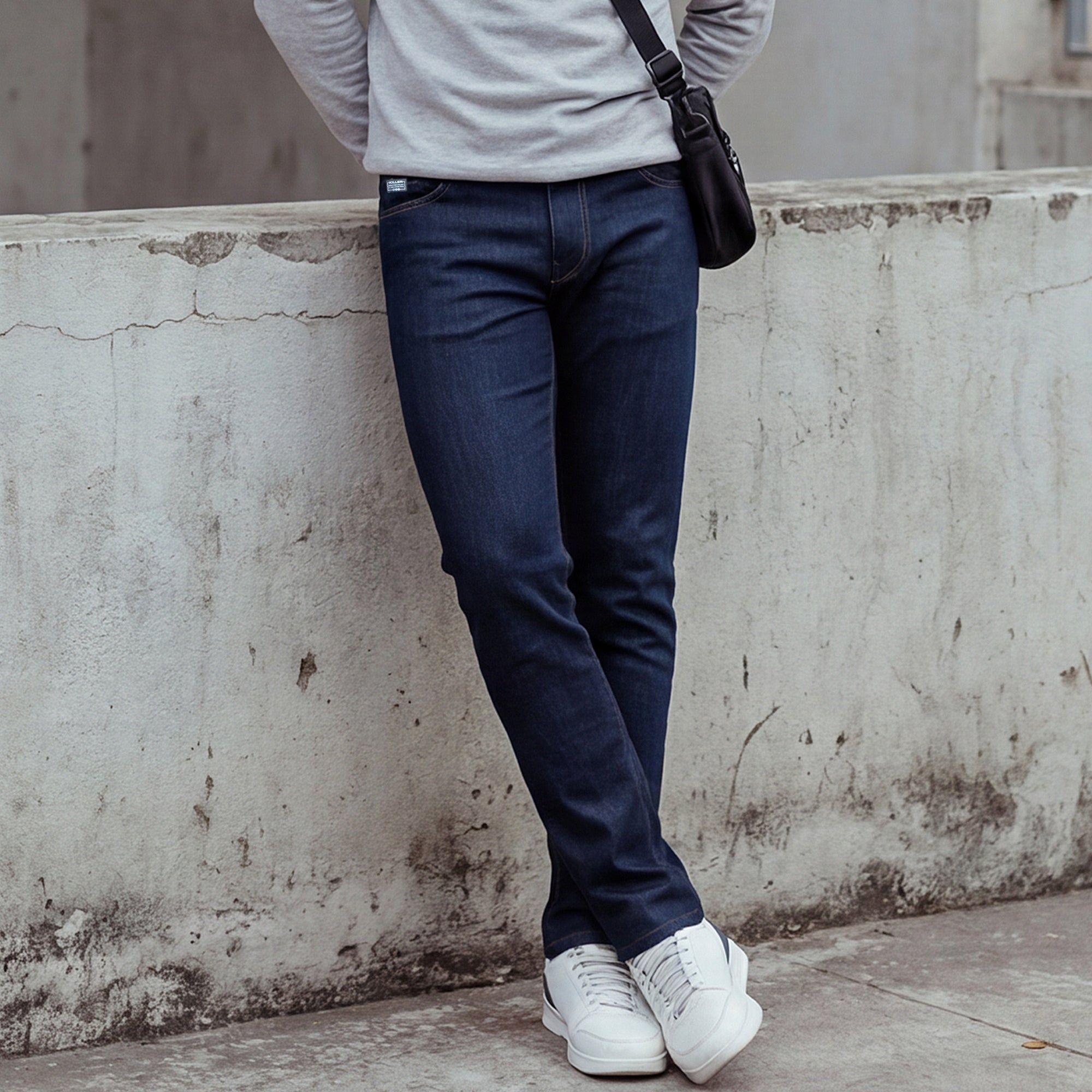 Killer Men Dark Blue Skinny Fit Jeans