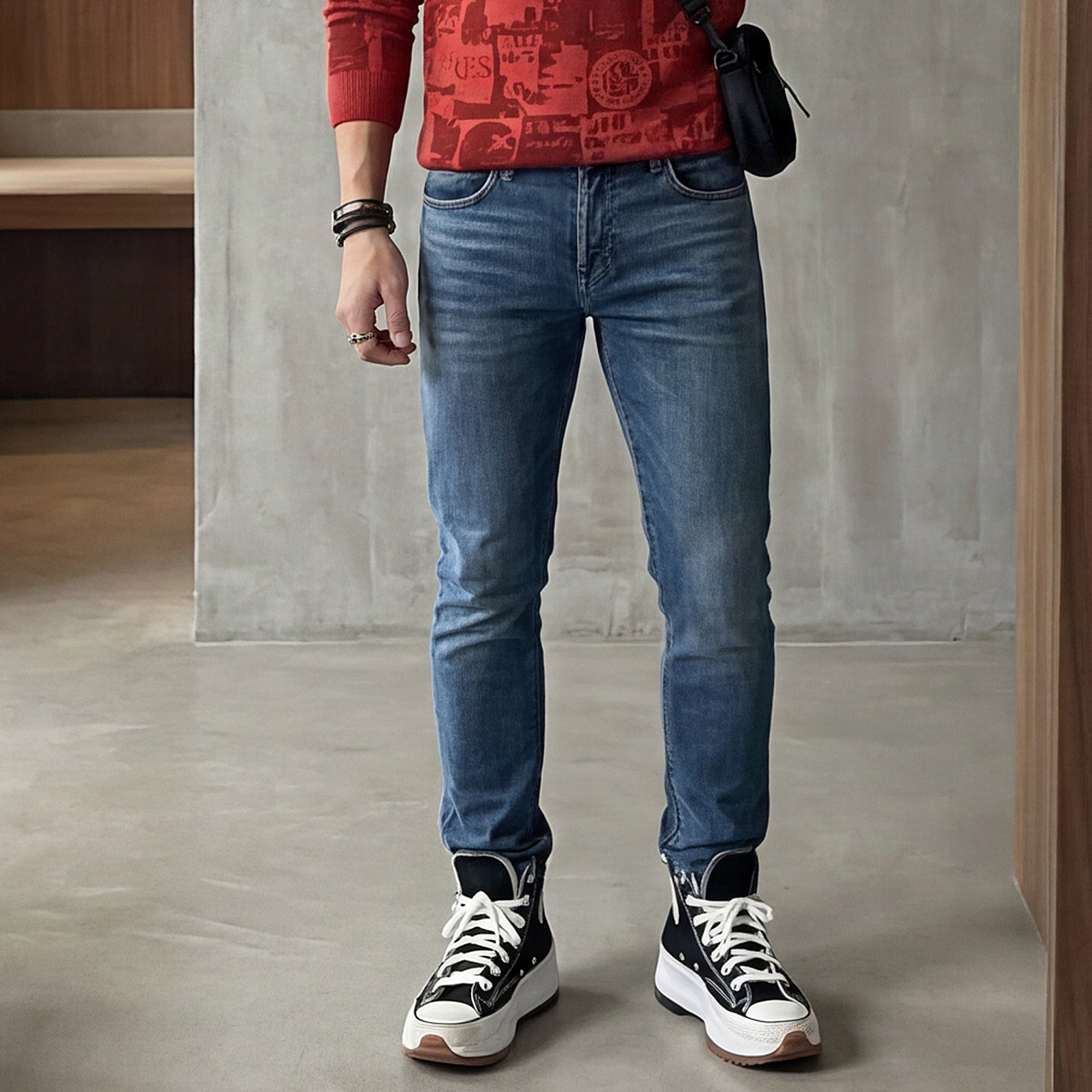 Killer Men Blue Skinny Fit Jeans