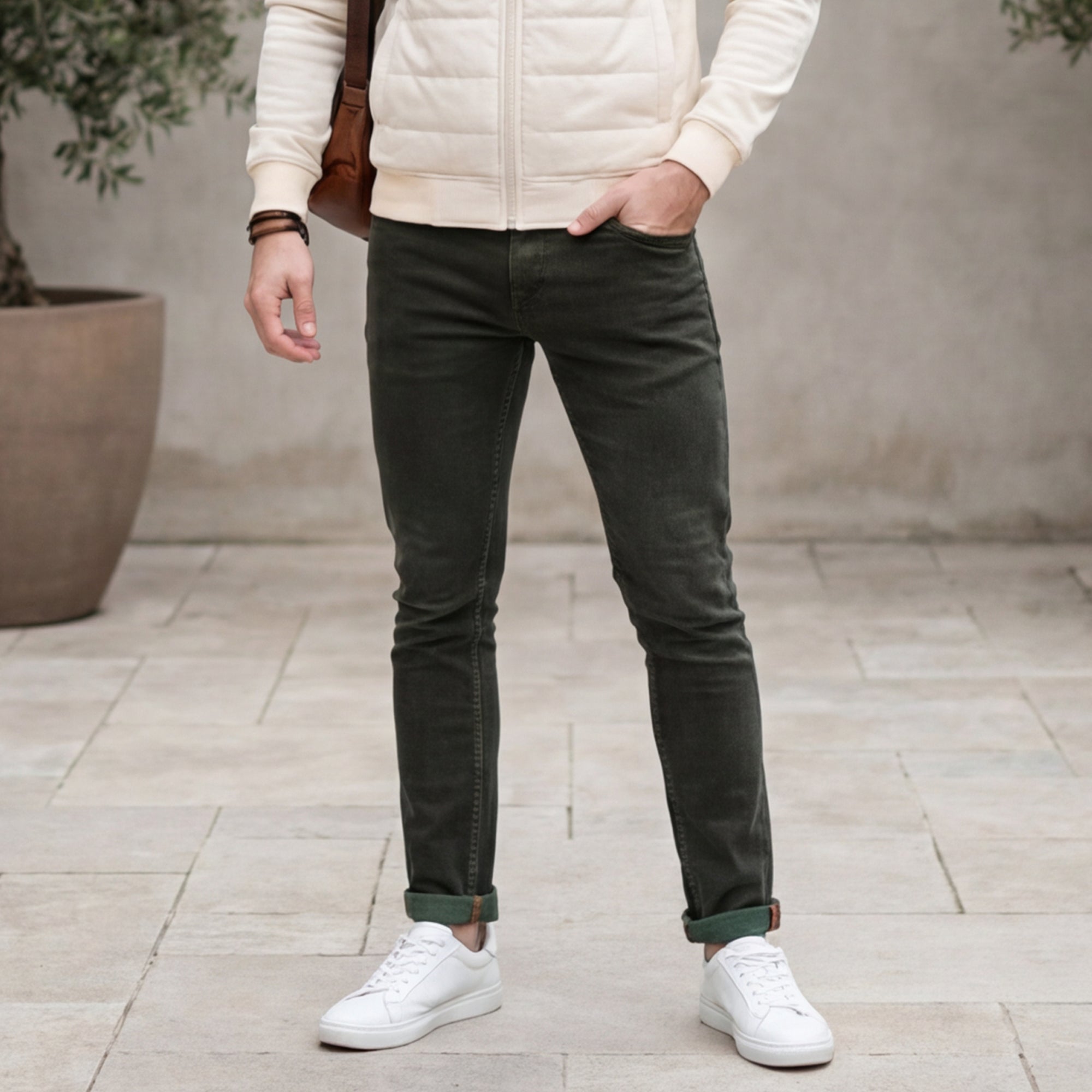 Killer Men Green Skinny Fit Jeans