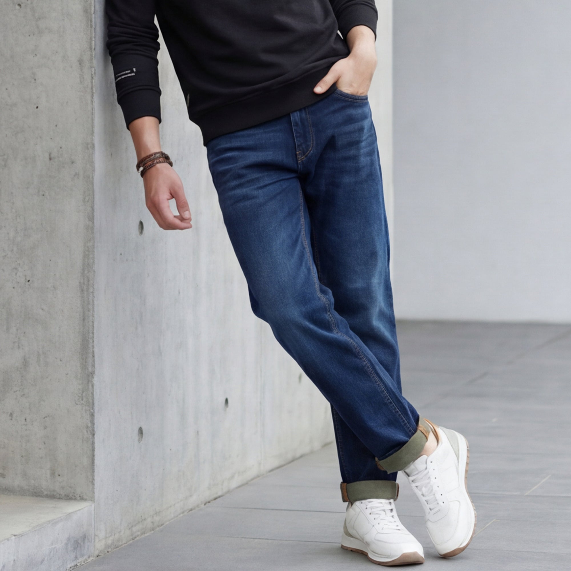 Killer Men Dark Blue Skinny Fit Jeans