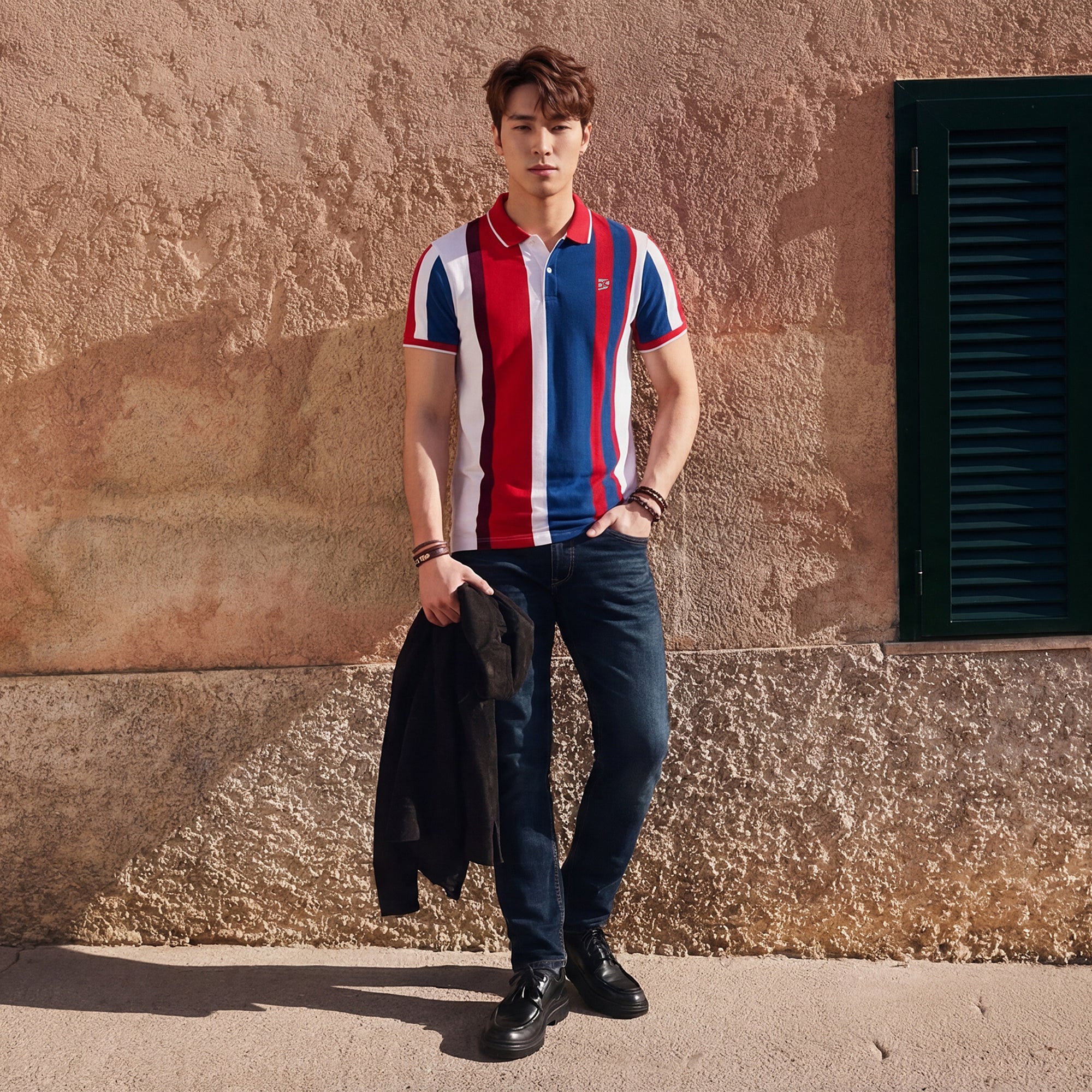 Killer Men Red Printed Slim Fit T-Shirts