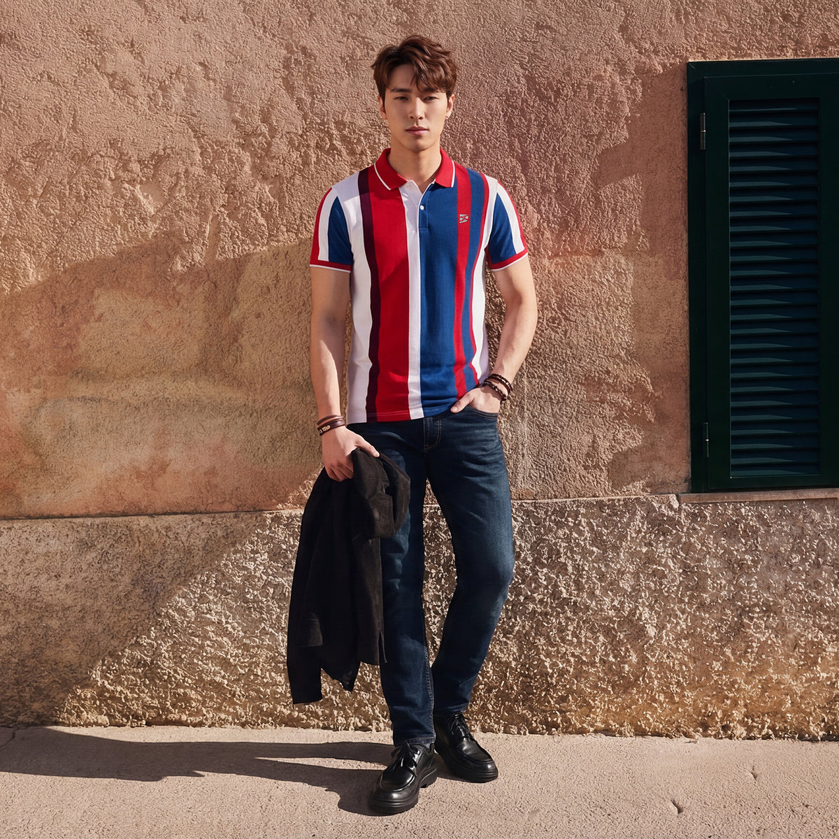 Killer Men Red Printed Slim Fit T-Shirts