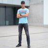 Killer Men Blue Printed Slim Fit T-Shirts