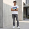 Killer Men White Printed Slim Fit T-Shirt