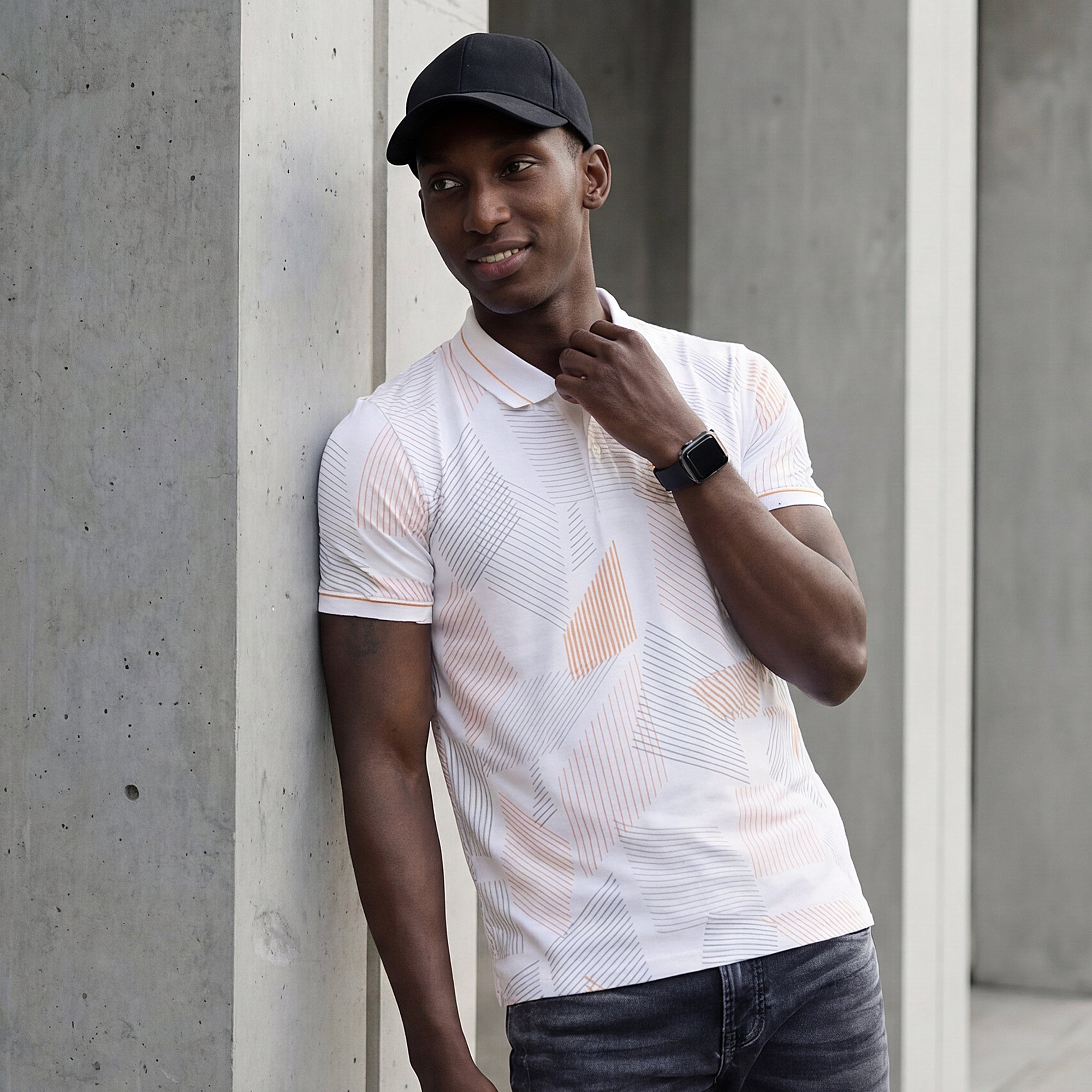 Killer Men White Printed Slim Fit T-Shirts