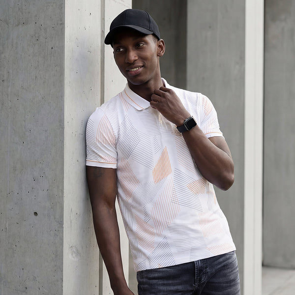 Killer Men White Printed Slim Fit T-Shirts