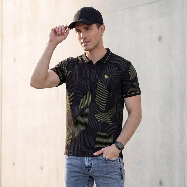 Killer Men Black Printed Slim Fit T-Shirts