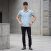 Killer Men Blue Printed Slim Fit T-Shirts