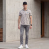 Killer Men Grey Printed Slim Fit T-Shirts