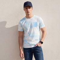 Killer Men Blue Printed Slim Fit T-Shirt