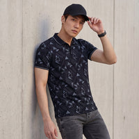 Killer Men Black Printed Slim Fit T-Shirts