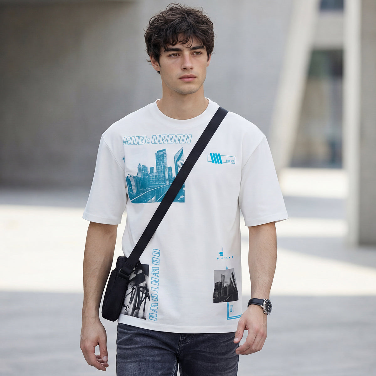 Killer Men White Printed Round Neck T-Shirts