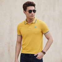 Killer Men Musturd Printed Slim Fit T-Shirts