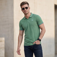 Killer Men Green Printed Slim Fit T-Shirts