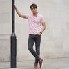 Killer Men Pink Printed Slim Fit T-Shirts