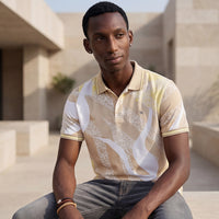 Killer Men Beige Printed Slim Fit T-Shirts