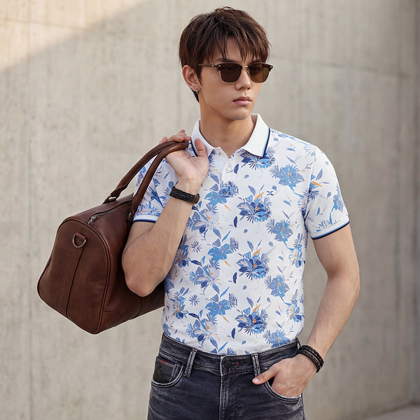 Killer Men White Printed Slim Fit T-Shirts