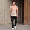 Killer Men Peach Printed Slim Fit T-Shirts