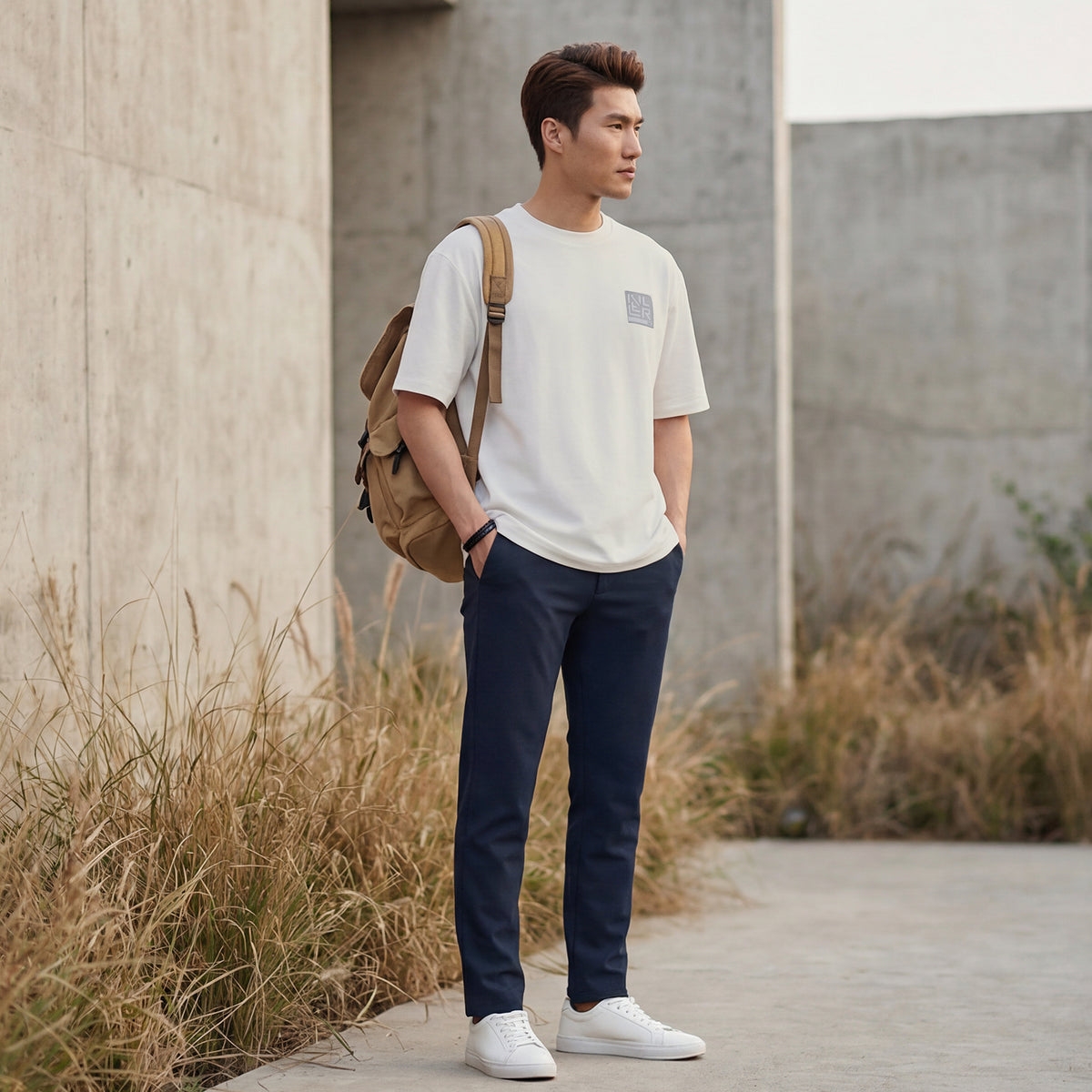 Killer Men White Round Neck T-Shirts