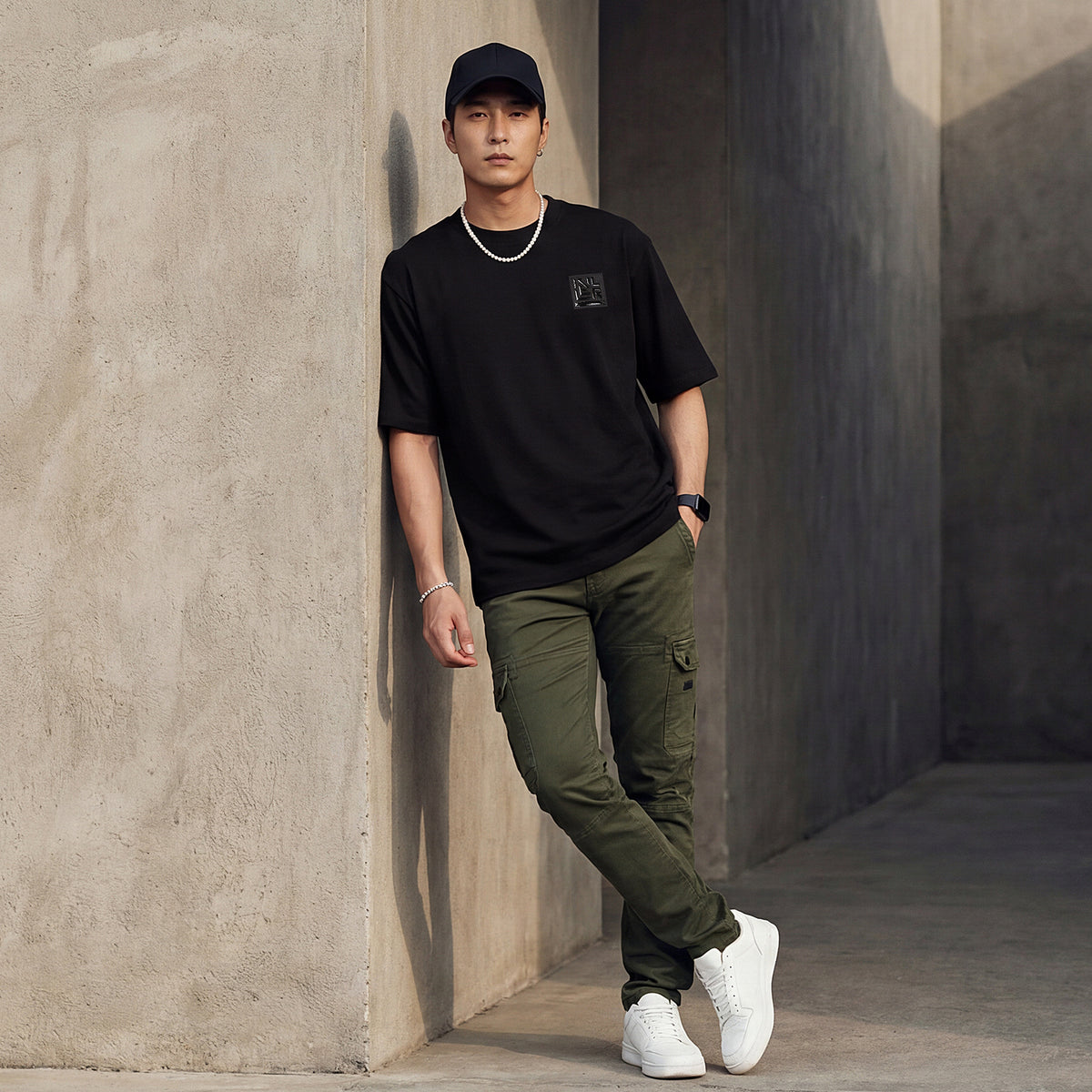 Killer Men Black Printed Slim Fit T-Shirt