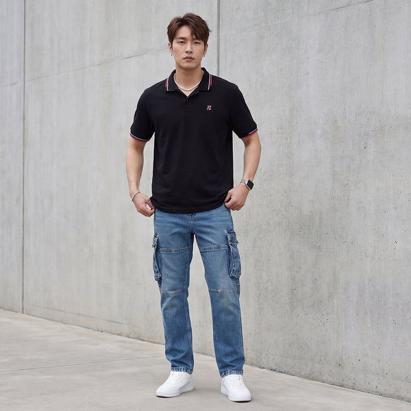Killer Men Black Printed Slim Fit T-Shirts