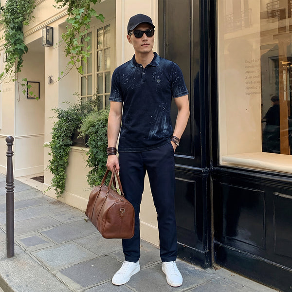 Killer Men Blue Printed Slim Fit T-Shirts