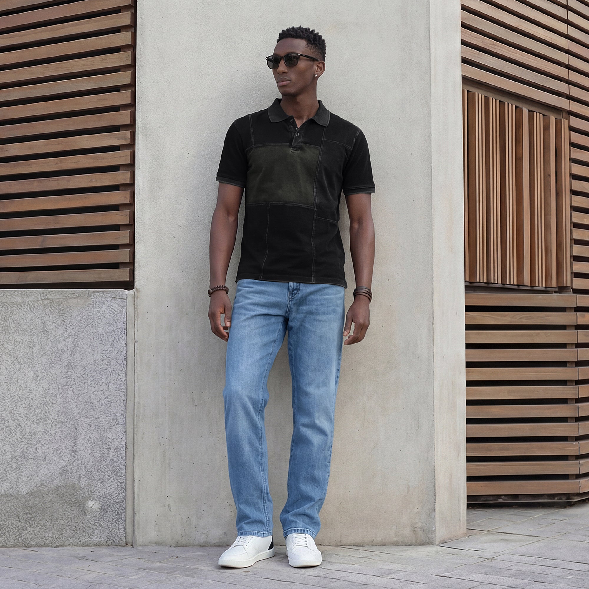 Killer Men Black Printed Slim Fit T-Shirts