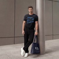 Killer Men Black Printed Slim Fit T-Shirts