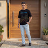 Killer Men Black Printed Round Neck T-Shirts