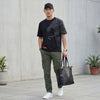 Killer Men Black Printed Round Neck T-Shirts
