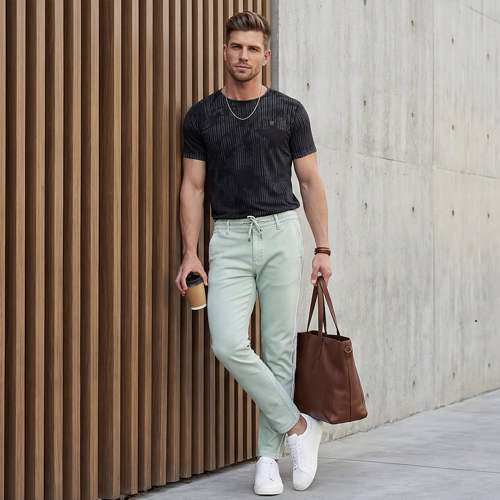 Killer Men Black Printed Slim Fit T-Shirts