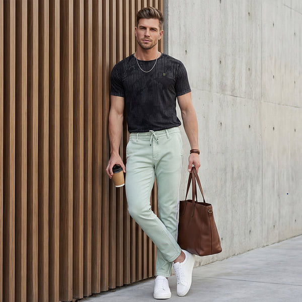 Killer Men Black Printed Slim Fit T-Shirts