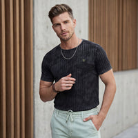 Killer Men Black Printed Slim Fit T-Shirts