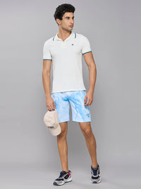 Men's White Solid Slim Fit T-Shirts