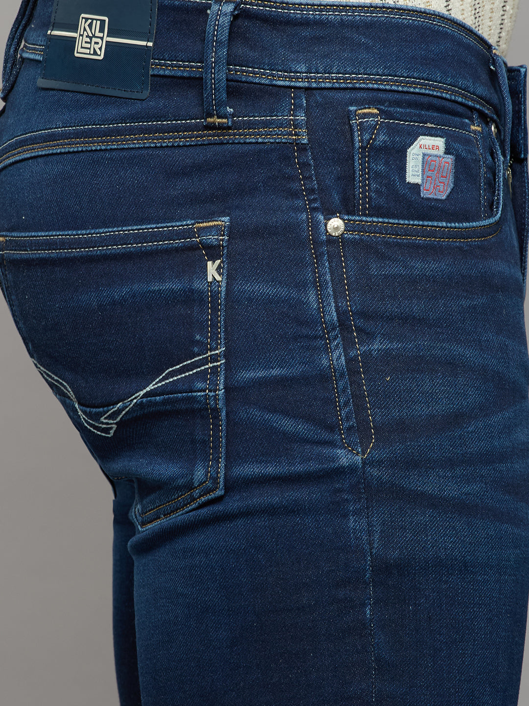 Men's Grey Slim Fit Jeans