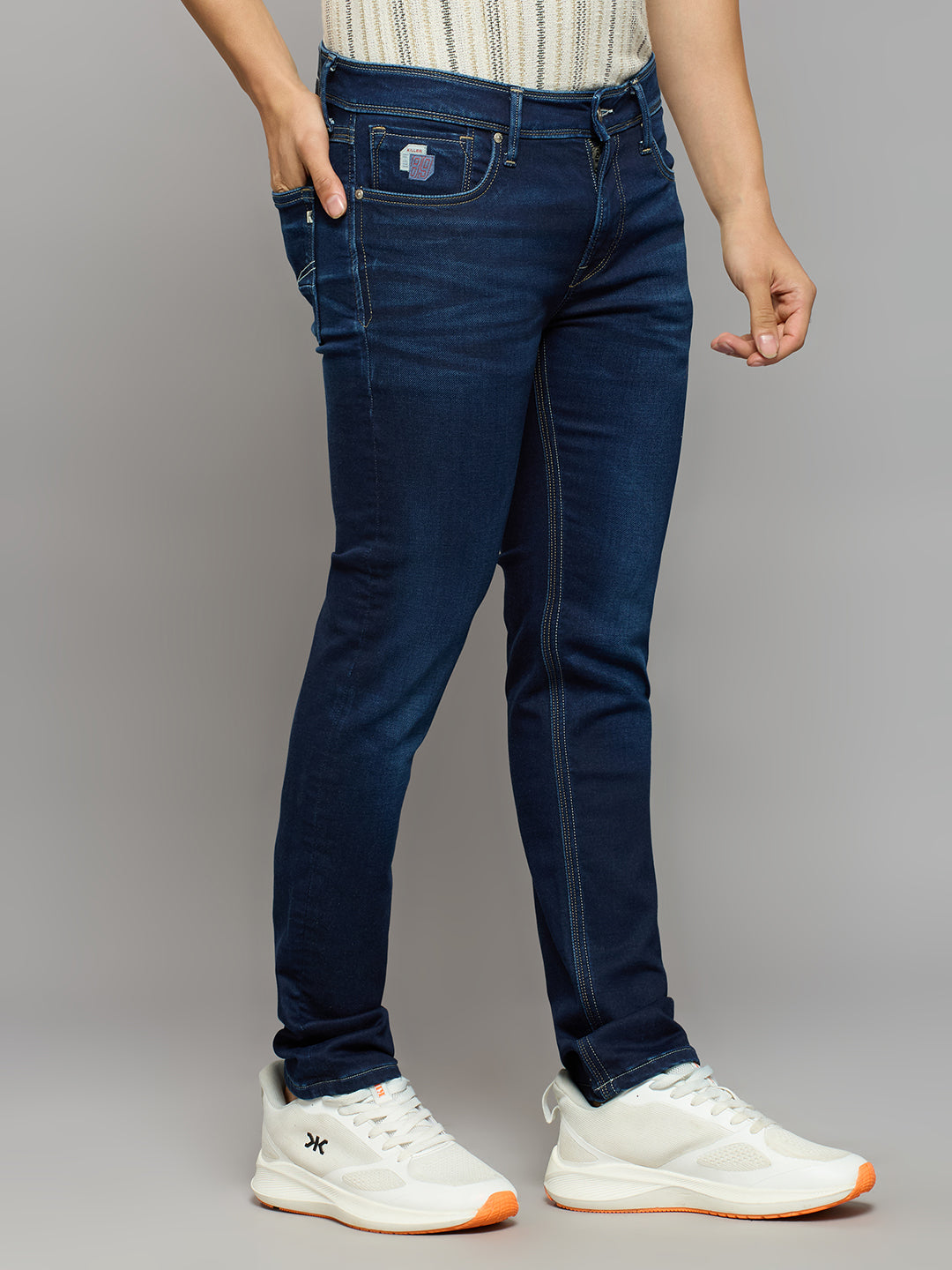 Men's Grey Slim Fit Jeans