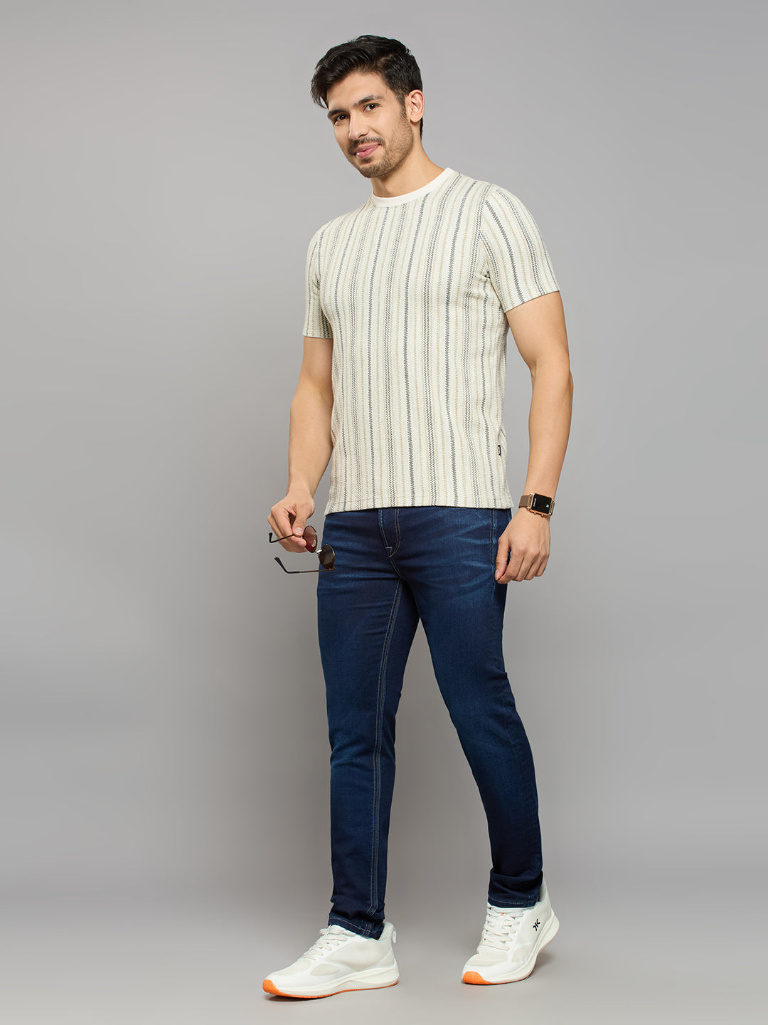 Men's Grey Slim Fit Jeans
