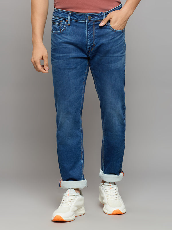 Men's Blue Slim Fit Jeans
