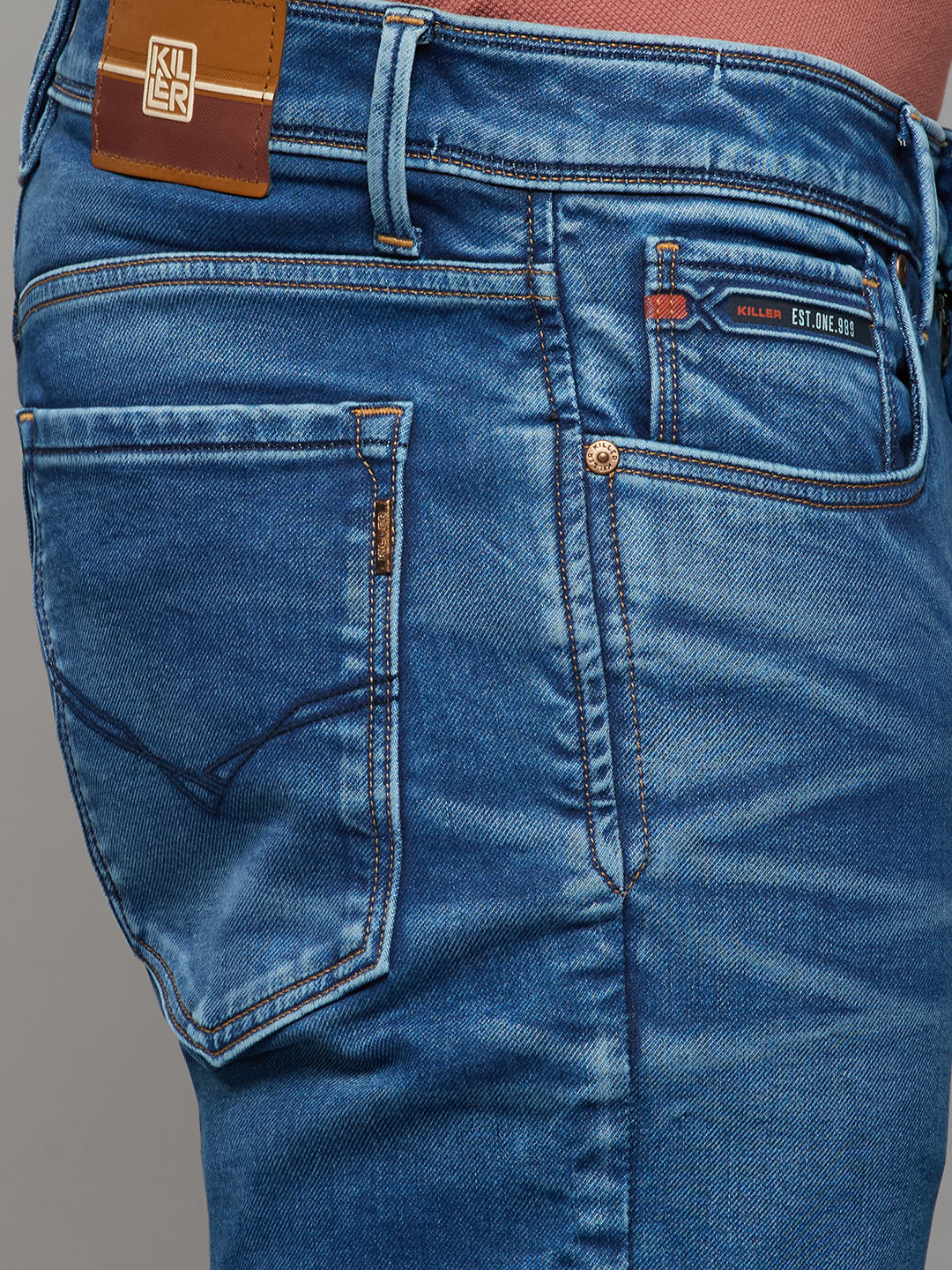 Men's Blue Slim Fit Jeans