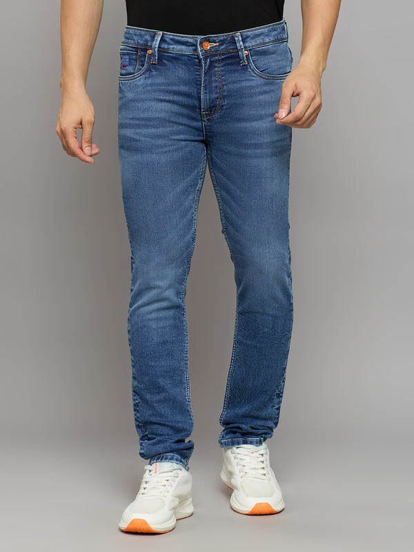 Men's Light Blue Slim Fit Jeans