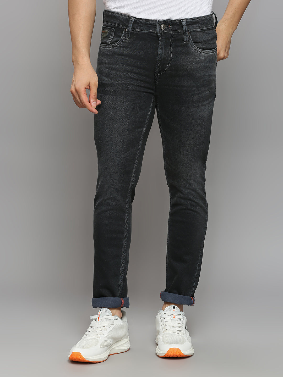 Men's Dark Grey Skinny Fit Jeans