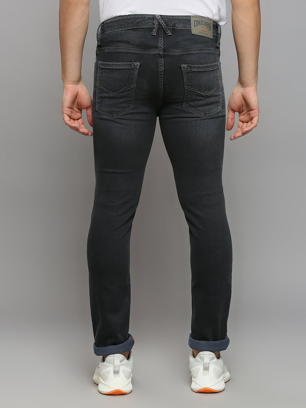 Men's Dark Grey Skinny Fit Jeans