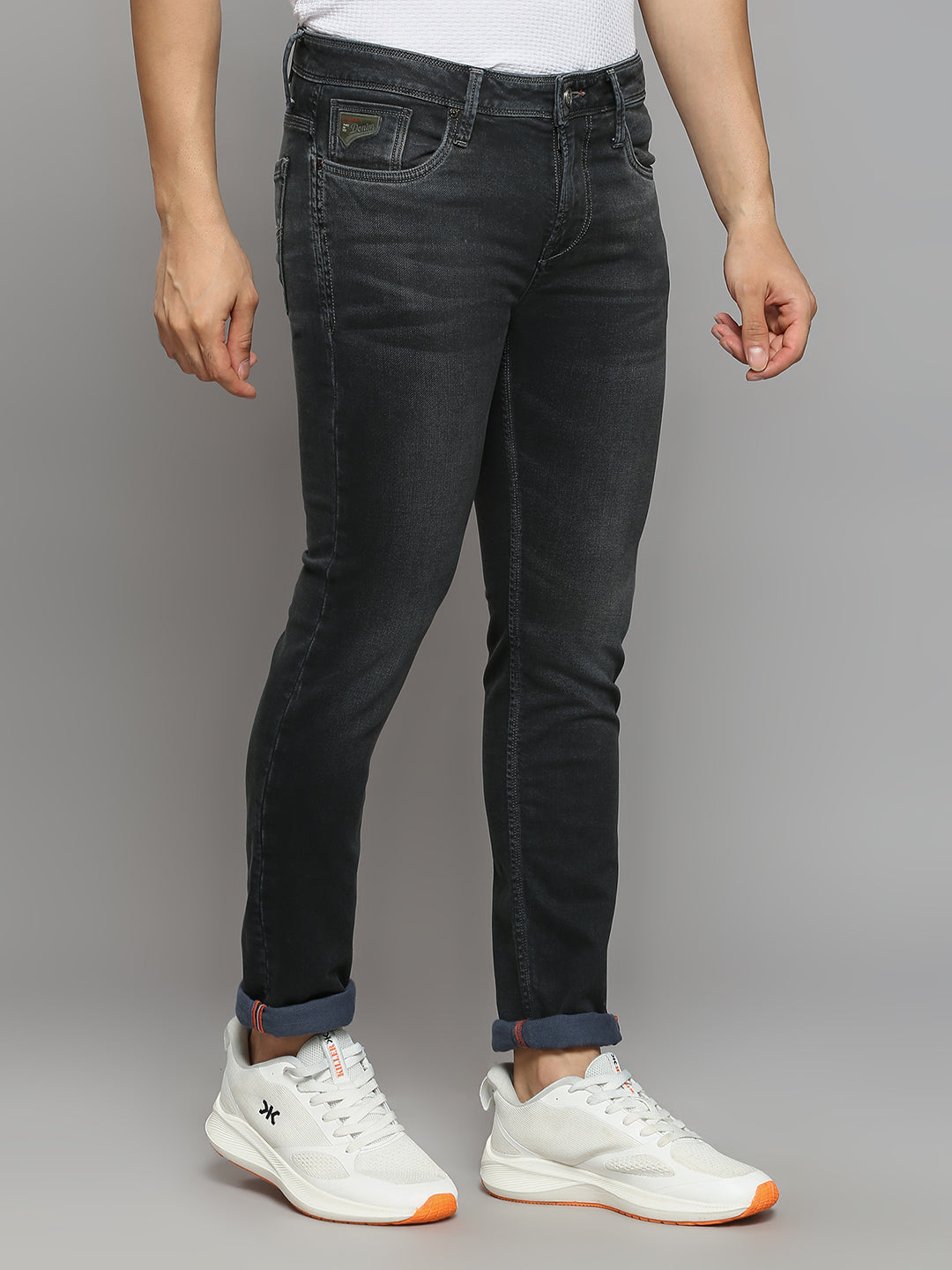 Men's Dark Grey Skinny Fit Jeans
