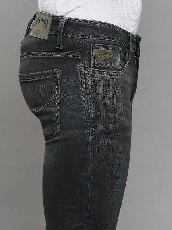 Men's Dark Grey Skinny Fit Jeans