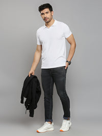 Men's Dark Grey Skinny Fit Jeans