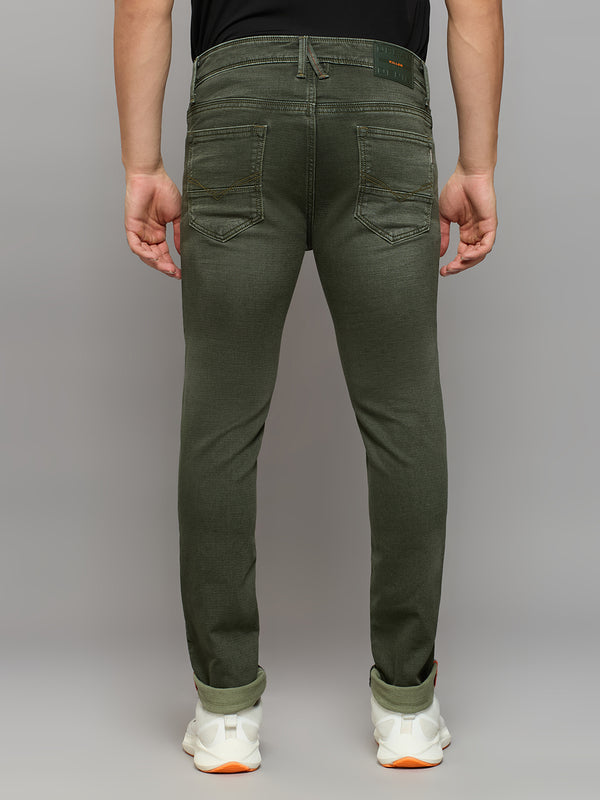 Men's Green Skinny Fit Jeans