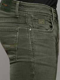 Men's Green Skinny Fit Jeans
